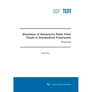 Simulation of Automotive Radar Point Clouds in Standardized Frameworks