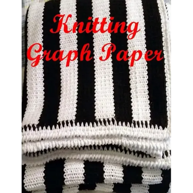 Knitting Graph Paper: Letter Format 8.5"x11"