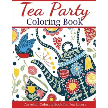 Tea Party Coloring Book