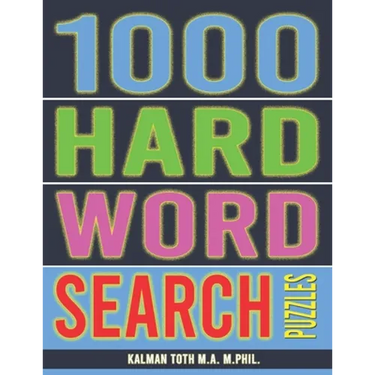 1000 Hard Word Search Puzzles: Fun Way to Occupy Yourself