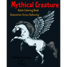 Mythical Creature Adult Coloring Book: Relaxation Stress Relieving: Monster doodle coloring book