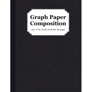 Graph Paper Composition Notebook: Quad Ruled 5x5, Grid Paper for Students in Math and Science
