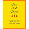 Cello Scale Charts: For students, parents, adults; major and minor scales and arpeggios