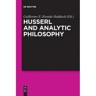 Husserl and Analytic Philosophy