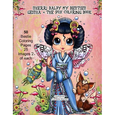Sherri Baldy My Besties Geisha & the Fox Coloring Book