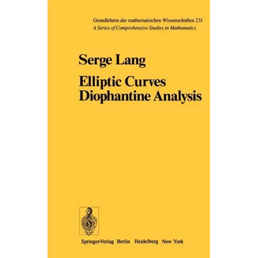 Elliptic Curves: Diophantine Analysis