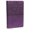 NKJV, Deluxe Gift Bible, Imitation Leather, Purple, Red Letter Edition