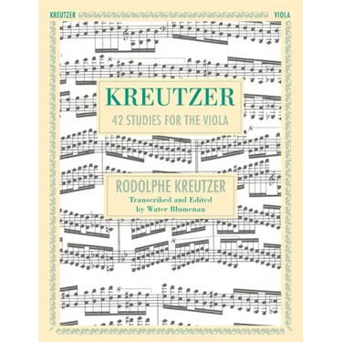 42 Studies: Transcribed for Viola (Schirmer's Library of Musical Classics, Volume 1737)