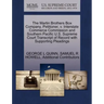 The Martin Brothers Box Company, Petitioner, V. Interstate Commerce Commission and Southern Pacific U.S. Supreme Court Transcript of Record with Suppo