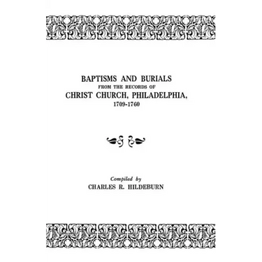 Baptisms and Burials