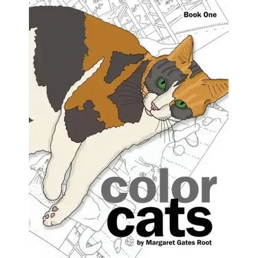 Color Cats Book One: Coloring Pages for Adults
