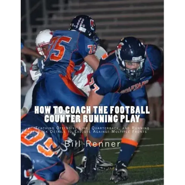 How to Coach the Football Counter Running Play: Teaching Offensive Line, Quarterback, and Running Back Details to Execute Against Multiple Fronts