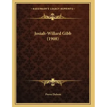 Josiah-Willard Gibb (1908)
