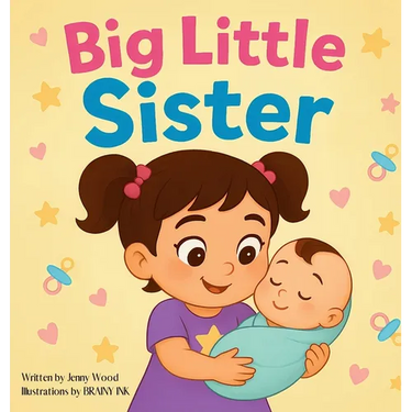 Big Little Sister: A Sweet Rhyming Story Book About Becoming a Big Sister