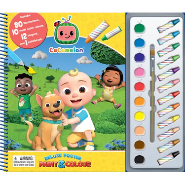 Moonbug Cocomelon Deluxe Poster Paint &