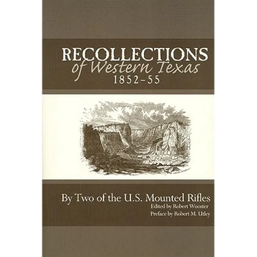 Recollections of Western Texas, 1852-55