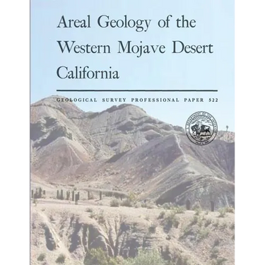Areal Geology of the Western Mojave Desert California