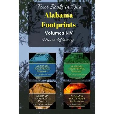 ALABAMA FOOTPRINTS - Volume I - IV: Four Volumes in One