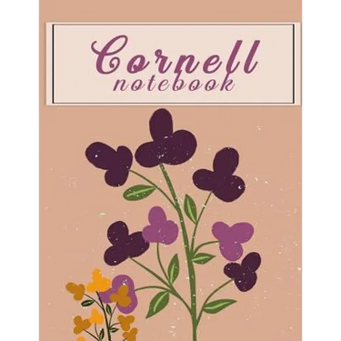 Cornell Notebook: Note Taking Notebook, for Students, Writers, School Supplies List, Notebook 8.5 X 11- 120 Pages