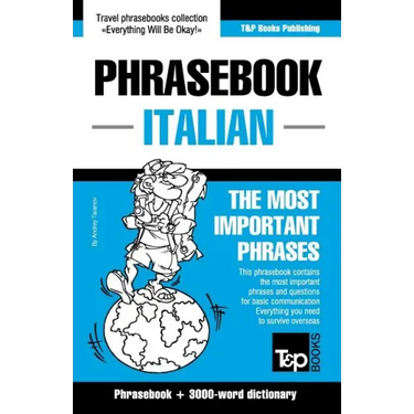 English-Italian phrasebook and 3000-word topical vocabulary
