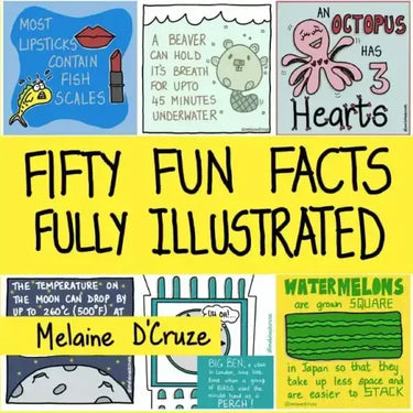 Fifty Fun Facts Fully Illustrated: A Fun Fact-Filled Book-Ideal for your coffee table, desk, car trips, travel, while waiting for food to arrive at a