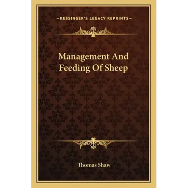 Management and Feeding of Sheep