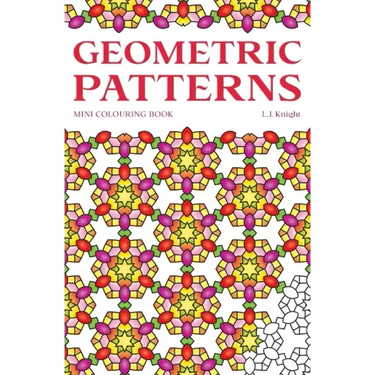 Geometric Patterns Mini Colouring Book: 50 Relaxing Travel Size Abstract Pattern Designs