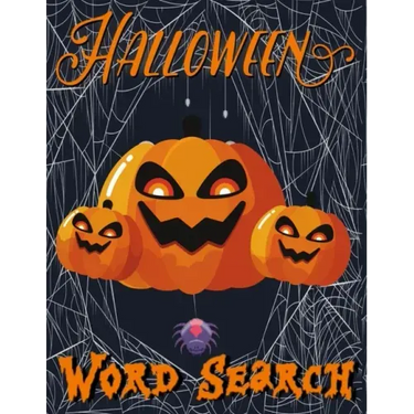 Halloween Word Search: Activity Themed Book for Kids Ages 8-12 Original Spooky Puzzle Book