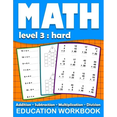 Math education workbook: Math education workbook: Daily Mathematics Practice Exercises Maths book level 3 for 3rd 4th 5th... Grades with Additi