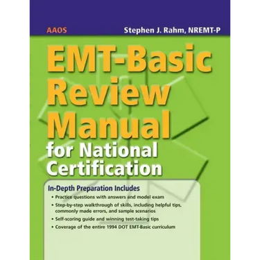 Emt-Basic Review Manual for National Certification