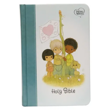 Nkjv, Precious Moments Small Hands Bible, Teal, Hardcover, Comfort Print: Holy Bible, New King James Version