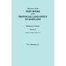 Abstracts of the Debt Books of the Provincial Land Office of Maryland. Baltimore County, Volume V. Liber 9: 1769, 1770, 1771
