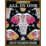 All in One Adult Coloring Books: New 220 Pages Coloring Books with Amazing Animals, Flowers, Mandalas, Birds, Mermaids, Girls, Fishes, Fairy, Dragons