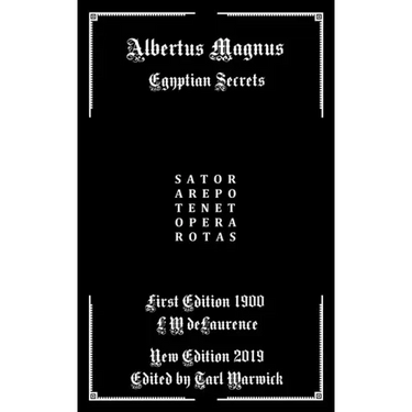 Albertus Magnus: Egyptian Secrets