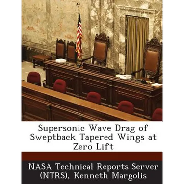 Supersonic Wave Drag of Sweptback Tapered Wings at Zero Lift