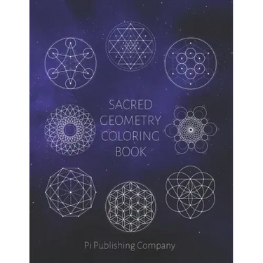 Sacred Geometry Coloring Book: 50 Coloring Pages To Enjoy For Relaxation - Fun Gift For Stress Relief