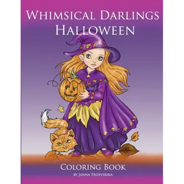Whimsical Darlings Halloween: Coloring Book