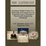 Kaukauna Water-Power Co V. Green Bay & M Canal Co U.S. Supreme Court Transcript of Record with Supporting Pleadings