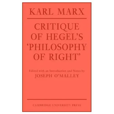 Critique of Hegel's 'Philosophy of Right'