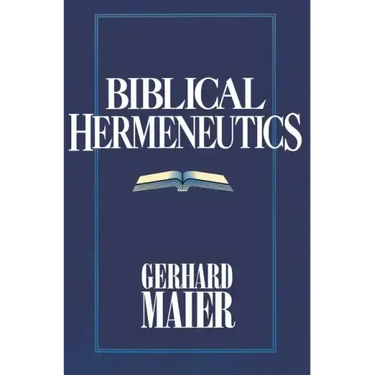 Biblical Hermeneutics