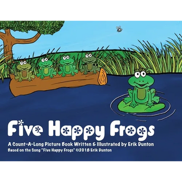 Five Happy Frogs: A Count-A-Long Picture Book