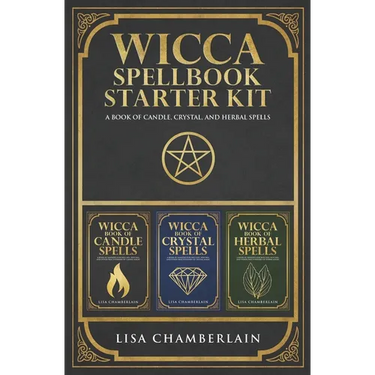 Wicca Spellbook Starter Kit: A Book of Candle, Crystal, and Herbal Spells