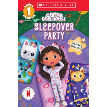 Gabby's Dollhouse: Sleepover Party (Scholastic Reader, Level 1)