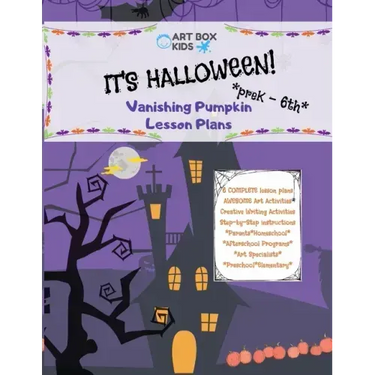 It's Halloween! Vanishing Pumpkin Lesson Plans: PreK-6th Elementary Afterschool Programs Homeschool Art Specialists Parents Preschool Art Creative Wri