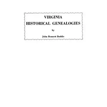 Virginia Historical Genealogies