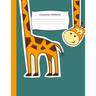 Composition Notebooks: 8.5 x 11,100 Wide Ruled Line Paper, Cute School Notebook, School Composition Notebooks, Back to school, Giraffe