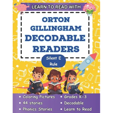 Learn to Read with Orton Gillingham Decodable Readers: Orton Gillingham Materials Phonics Readers for Kindergarten and First Grade