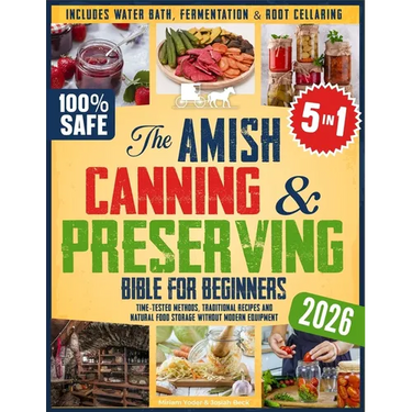 The Amish Canning & Preserving Bible for Beginners: Time-Tested Methods, Traditional Recipes and Natural Food Storage Without Modern Equipment - Inclu