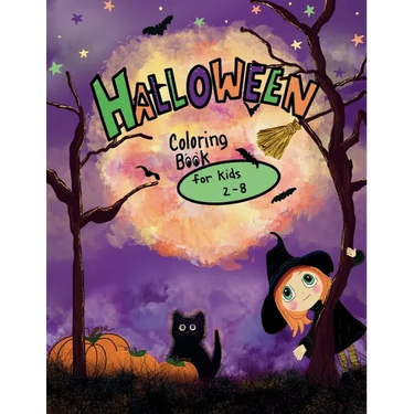 Halloween Coloring Book for Kids 2 - 8