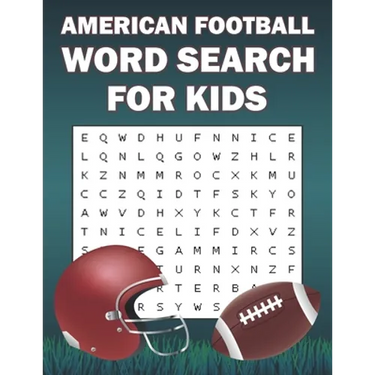 American Football Word Search For Kids: Word Search Puzzle Book Of American Football Sports For Football Fans